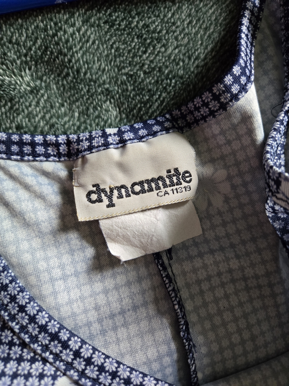 Dynamite Blue Daisy Print Slip Maxi Dress πΌπ - Picture 3 of 3